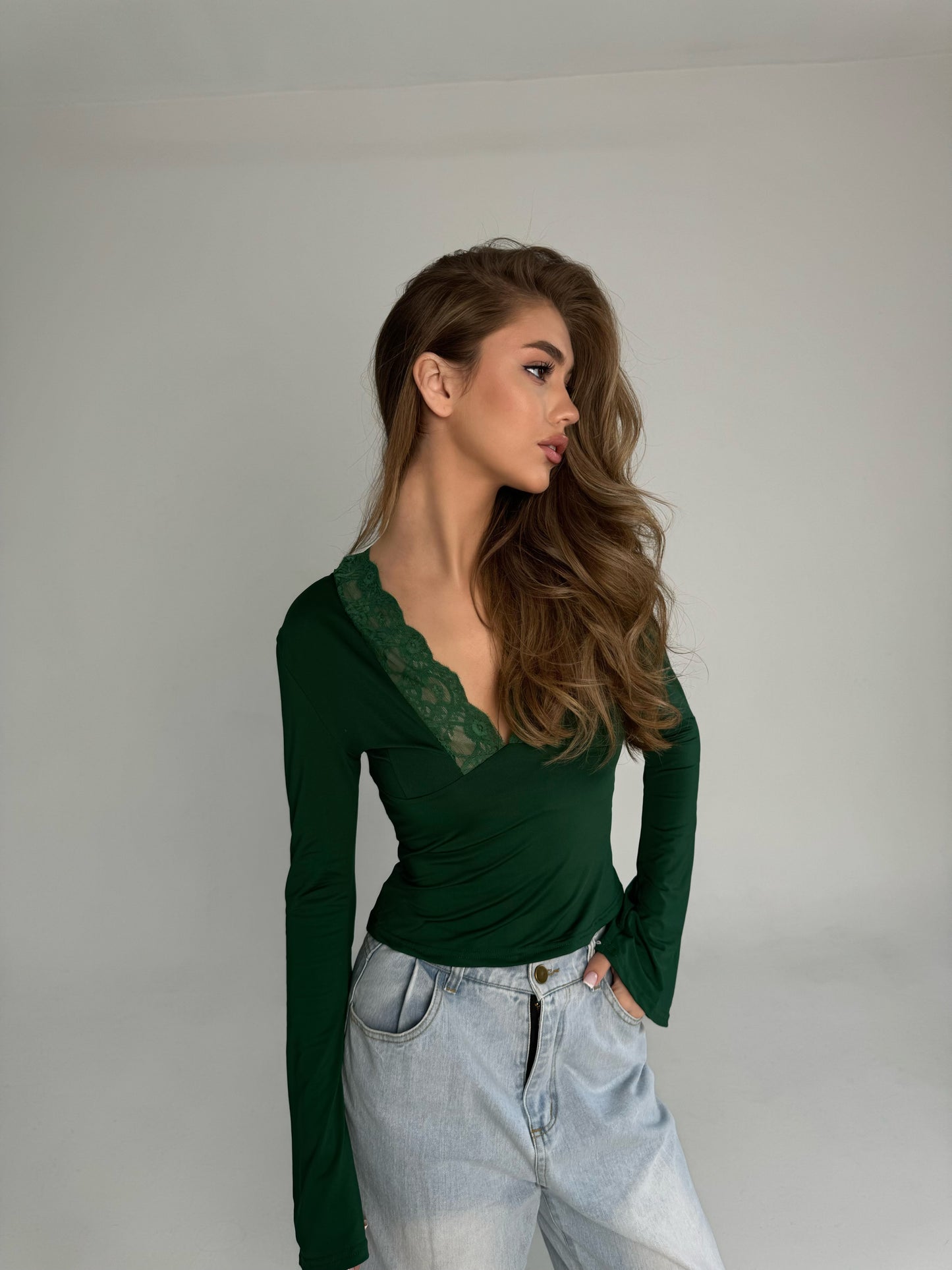 Nicolette Top - Emerald