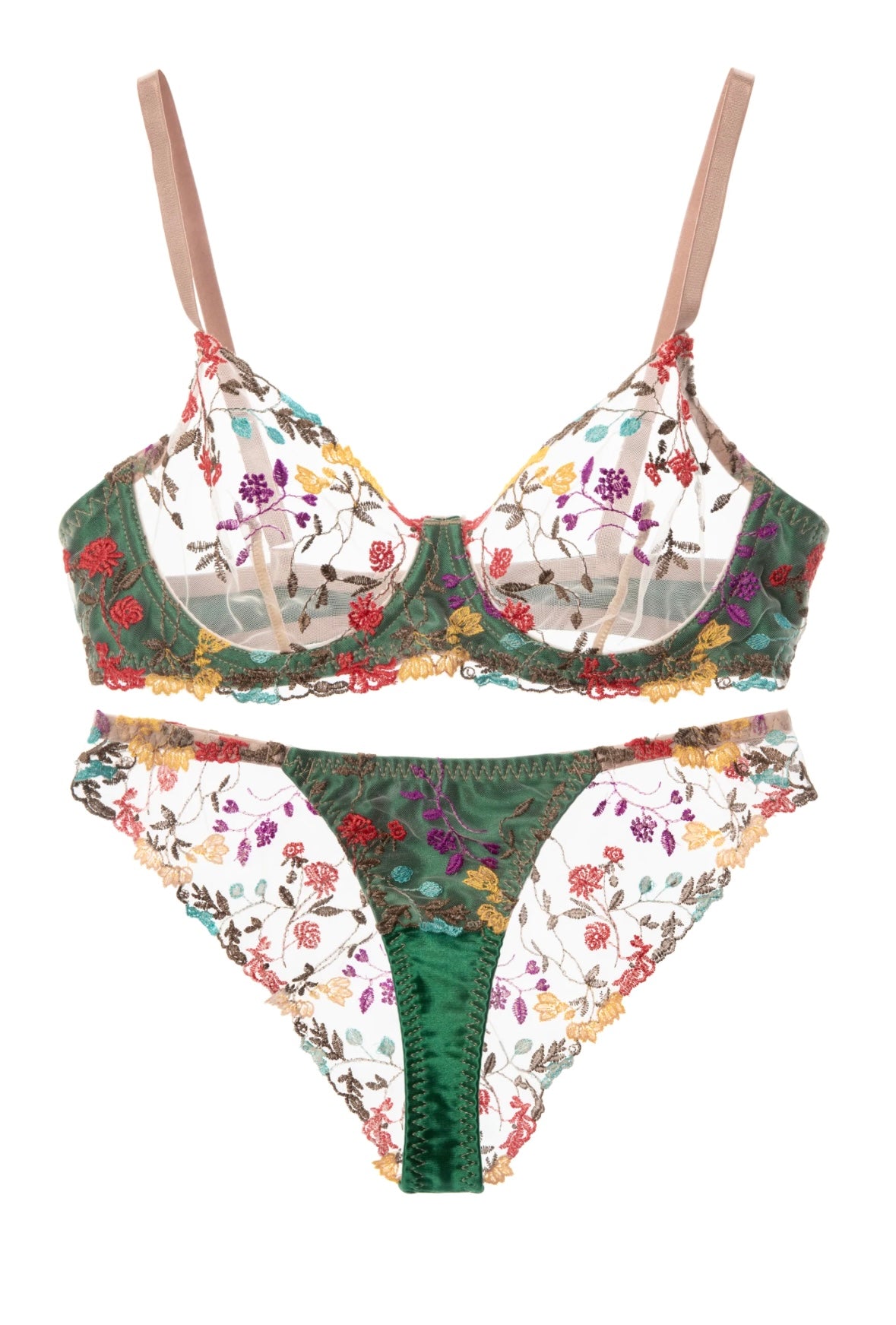Flower Bra and Panty -  Canada