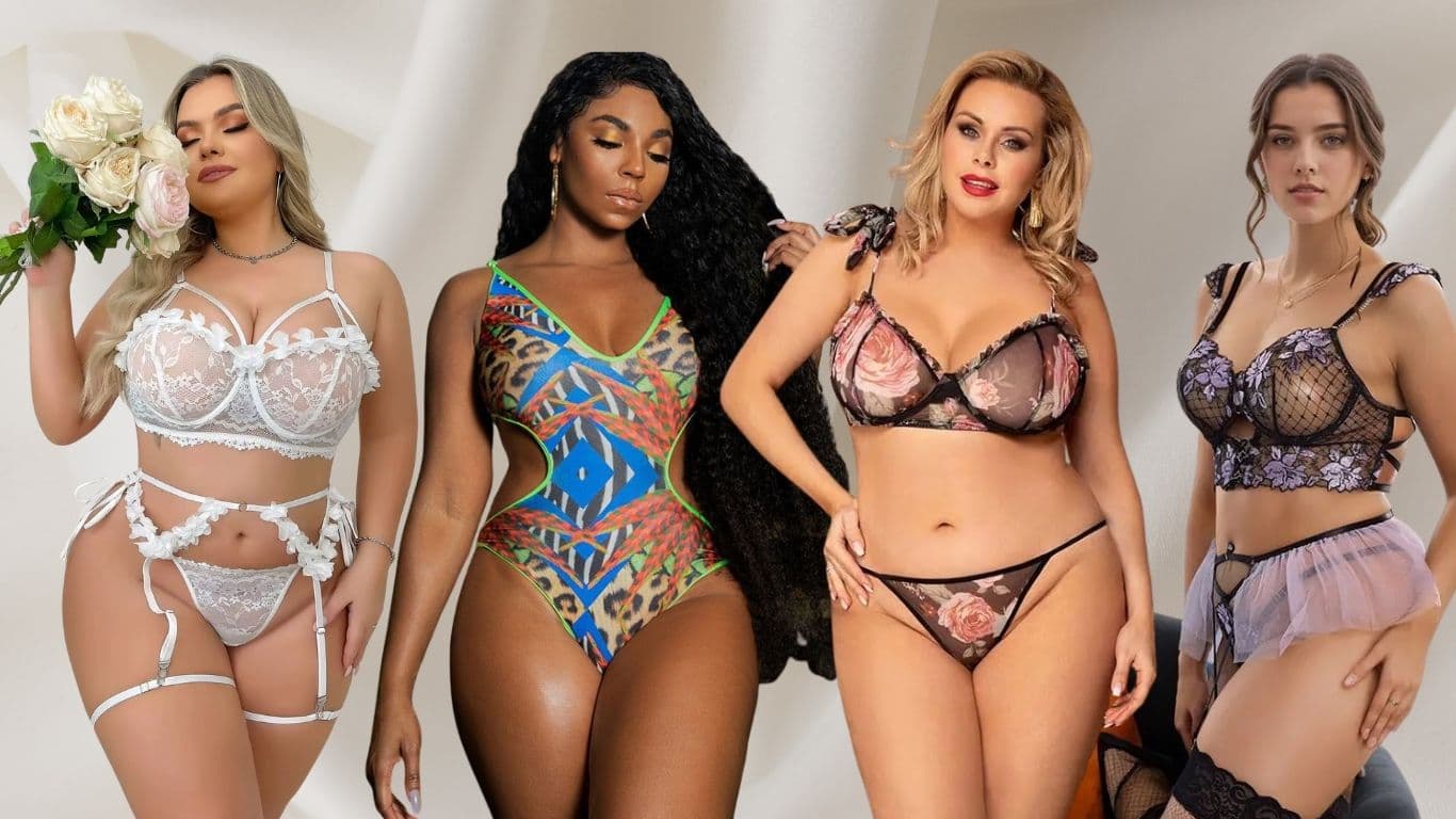The Scarlett Club - Plus size lingerie, panties, bras and bikinis for curvy women