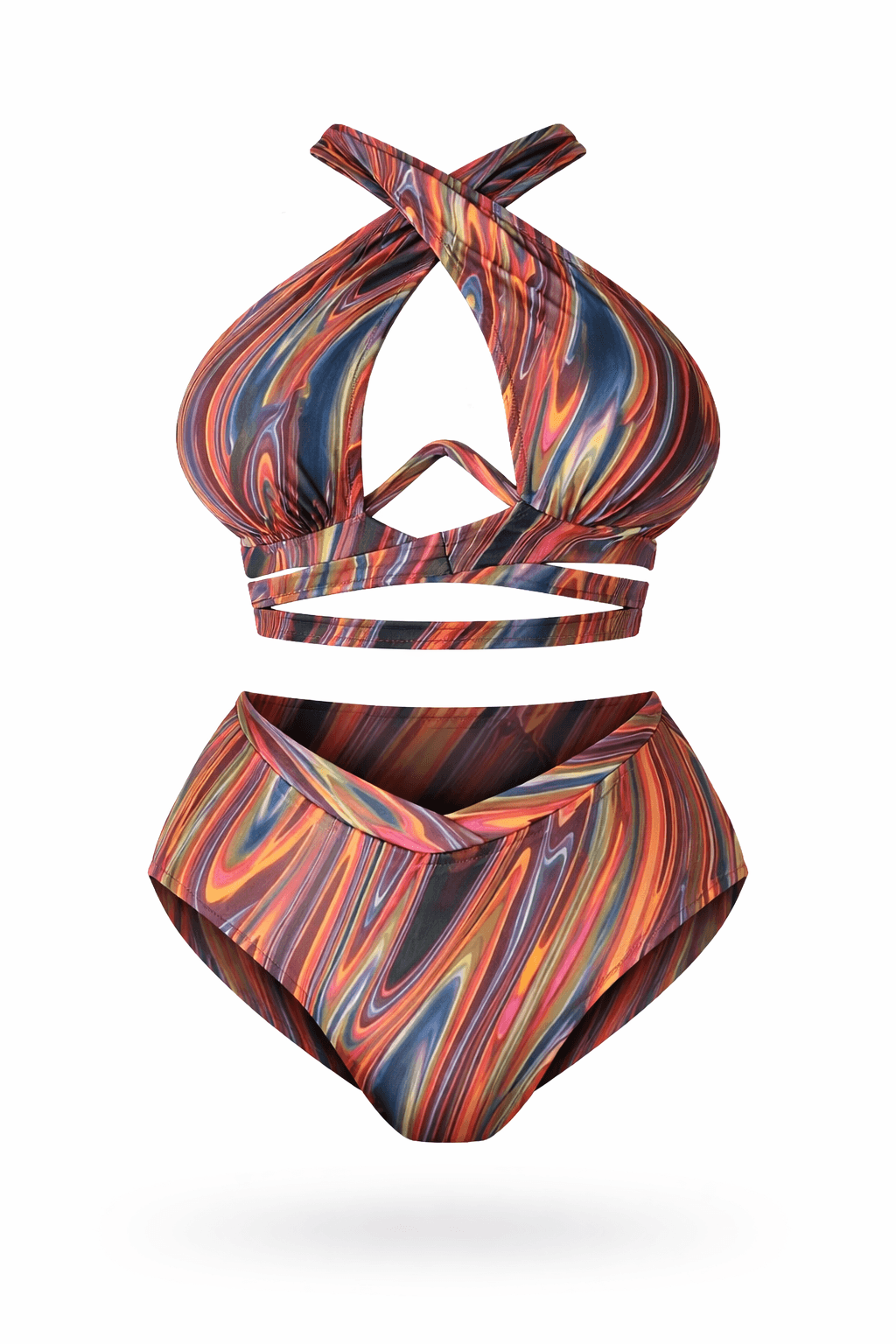 Astera Plus Size Bikini front view