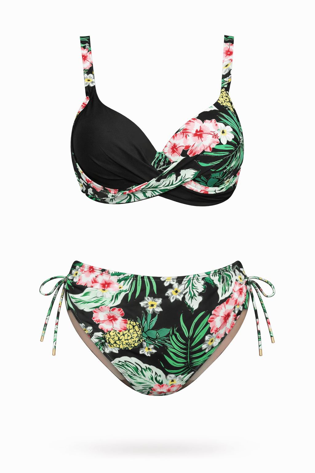 Aurelia Plus Size Bikini front detail