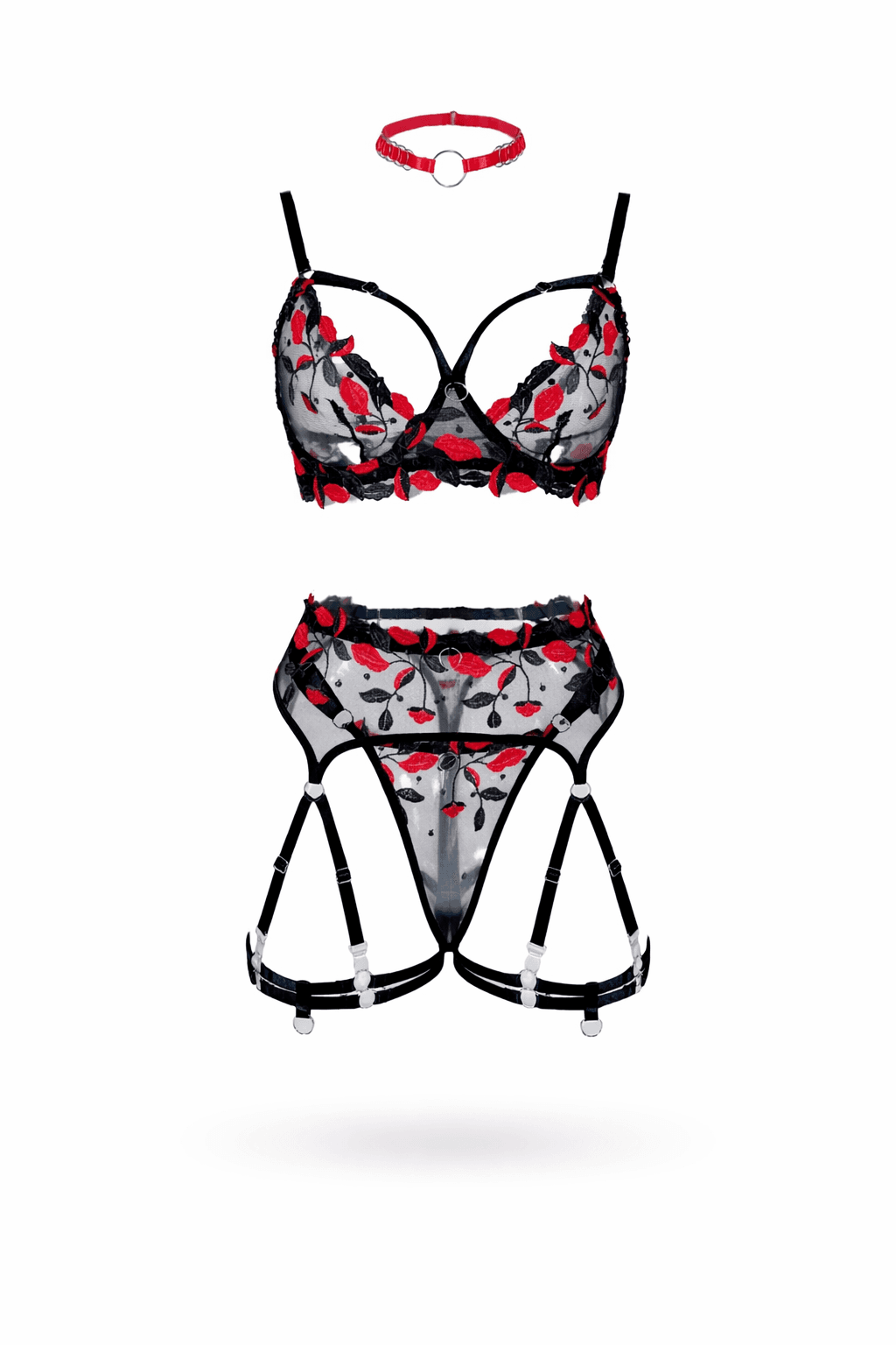 Gabriella Plus Size Lingerie Set full view