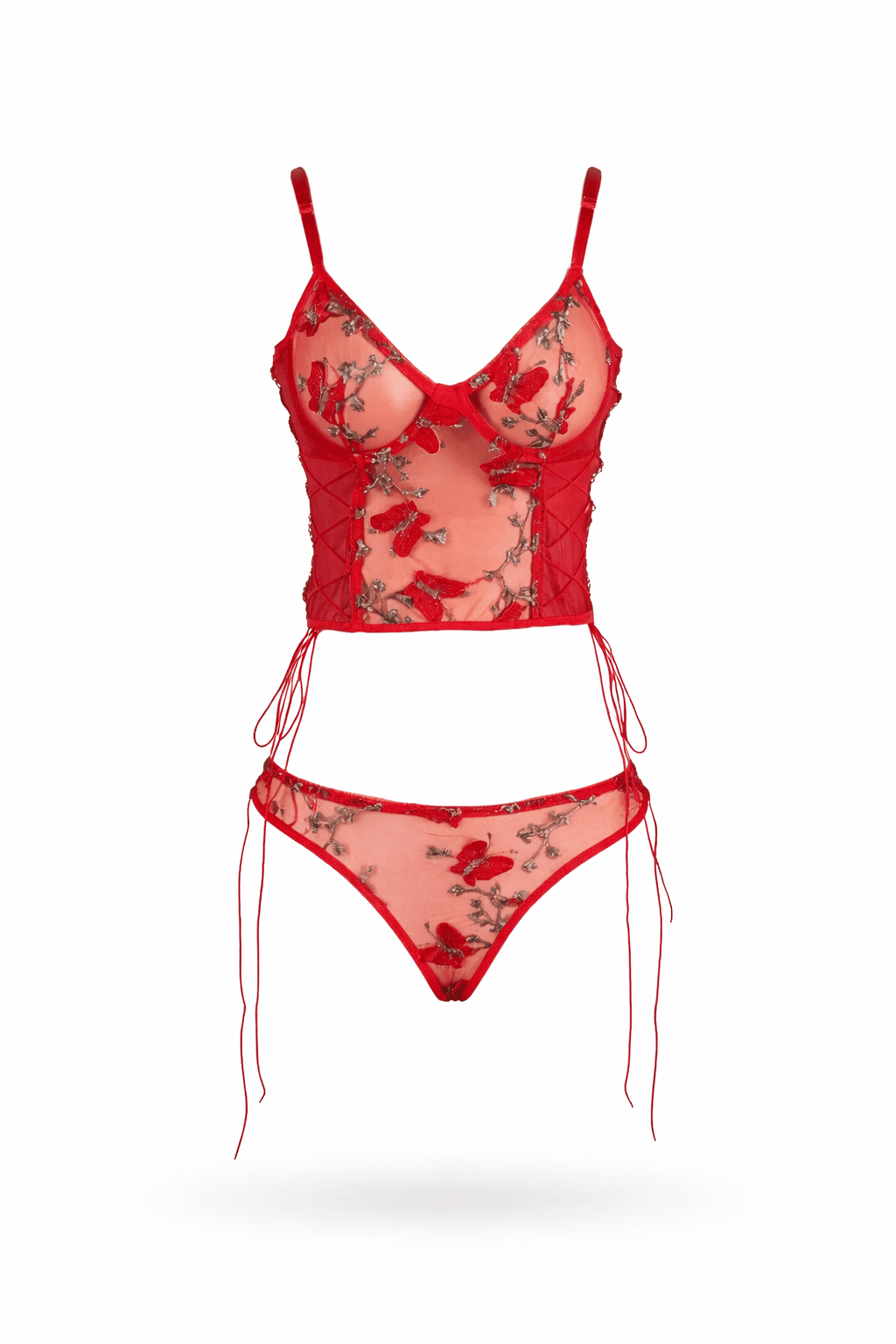 Aurora Plus Size Lingerie Set full view