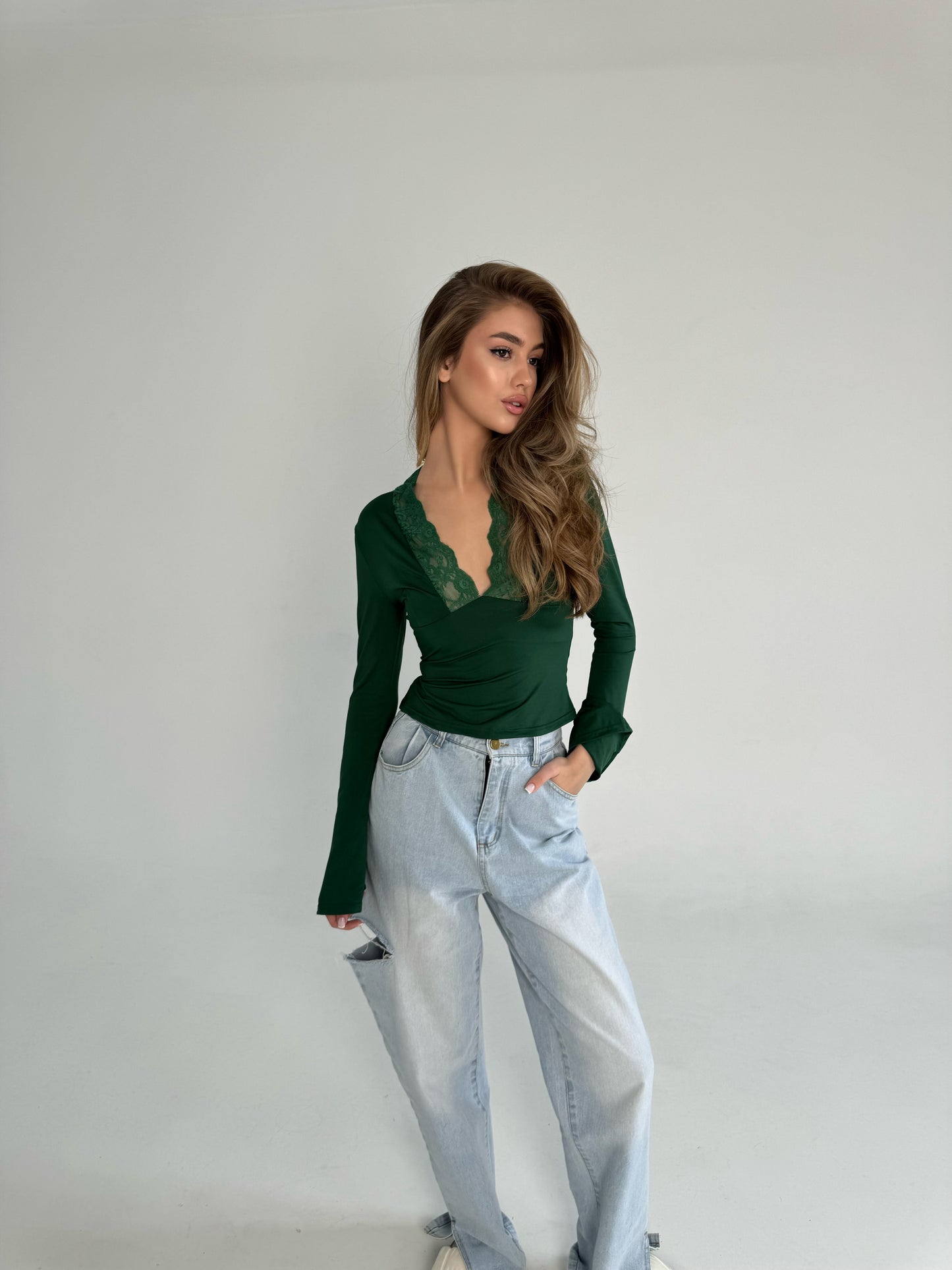 Nicolette Top - Emerald